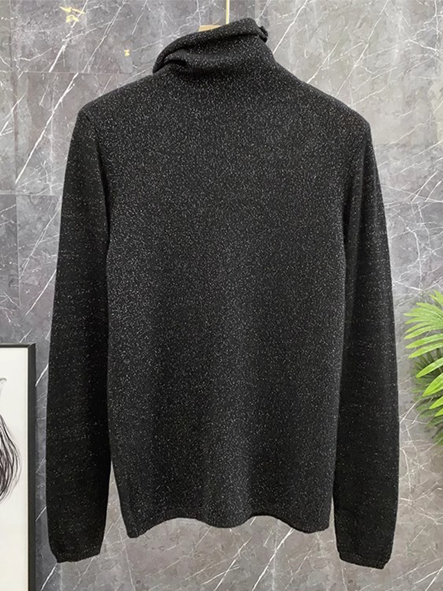 stylish women high neck cashmere sweater