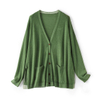 Women Classic V Neck Cashmere Cardigan