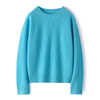 Women Rib Knit Crew Neck Sweater