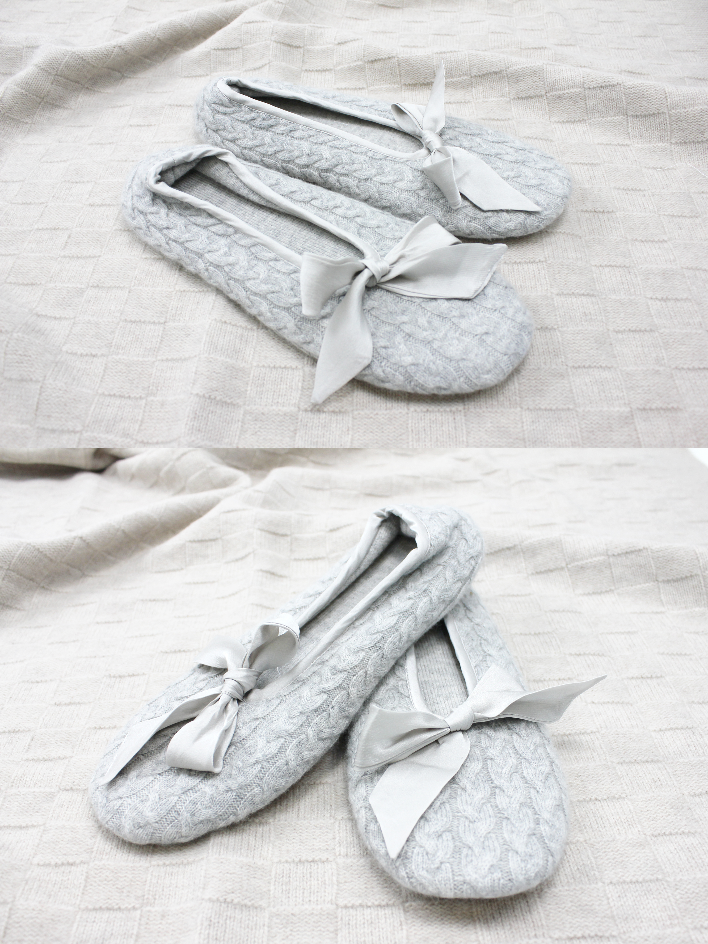 vintage Cashmere Slippers