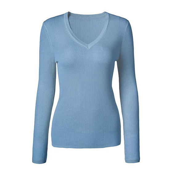 Multicolored Women V Neck Cashmere sweaters