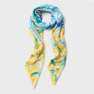 Luxury Summer Weight Cashmere Scarves for Women - Silk cashmere Blend & Stylish Prints