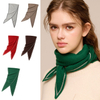 Cashmere Knit Triangle Neck Syal