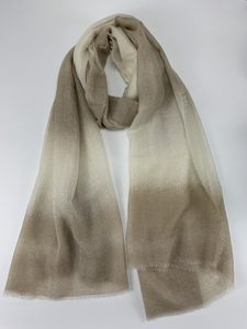 There Colors Dip Dye Cashmere Scarf 