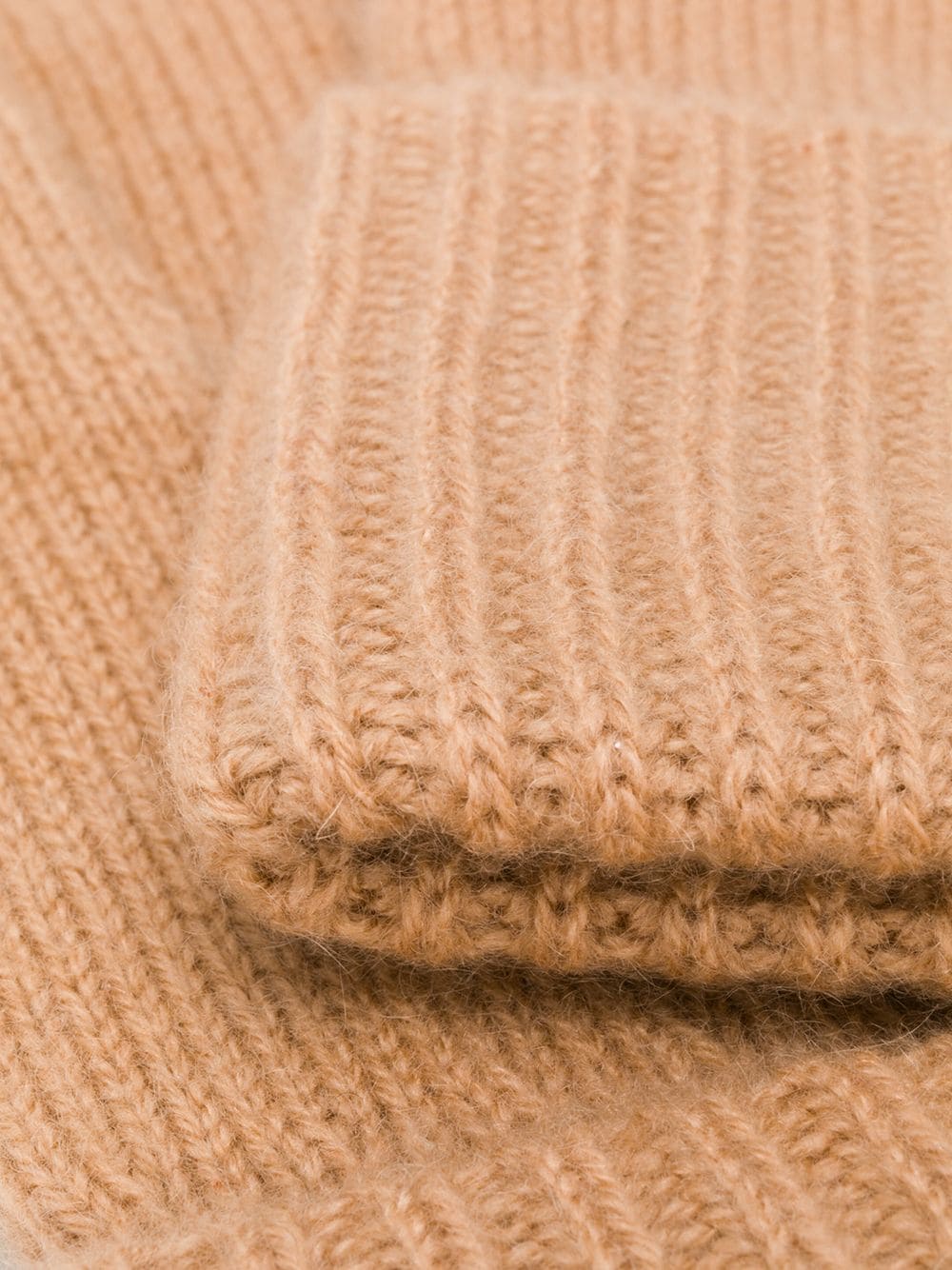 Men Rib Knit Cashmere Gloves