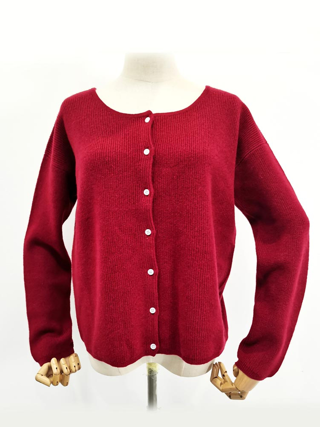 Multicolored Women Crew Neck cashmere Cardigan