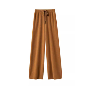 Women's casual loose cashmere long pants 