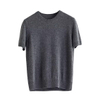 Women cashmere wool Round Neck Short Sleeve 