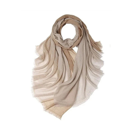 Spray Print Worsted Cashmere Scarf