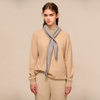 Cashmere Knit Triangle Neck Syal