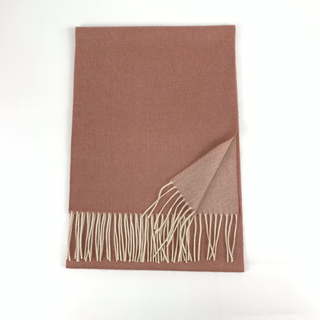 Cashmere Small Double Side Shawls, Pink&White